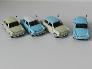 Obrázek z Auto Welly Trabant 601 kov 10cm, volný chod, 4dr (12) 